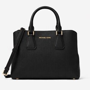 Michael Kors Camille Leather Satchel